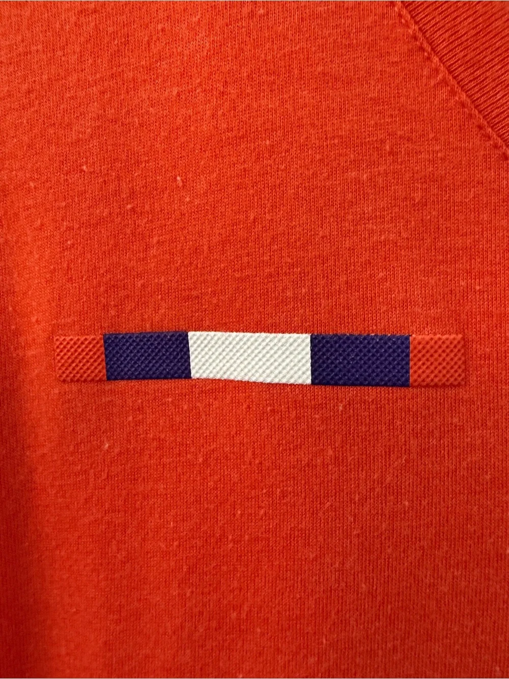 Nike Women's Clemson Tigers Stripe Bar Tri-Blend V-Neck T-Shirt